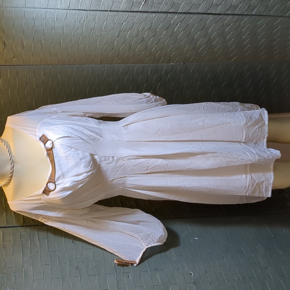 Silk Ivory White Dress NWT